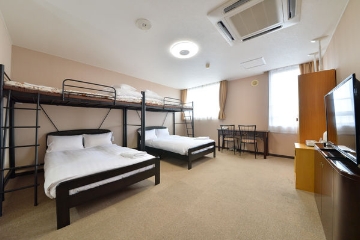 Semi-double twin + loft bed